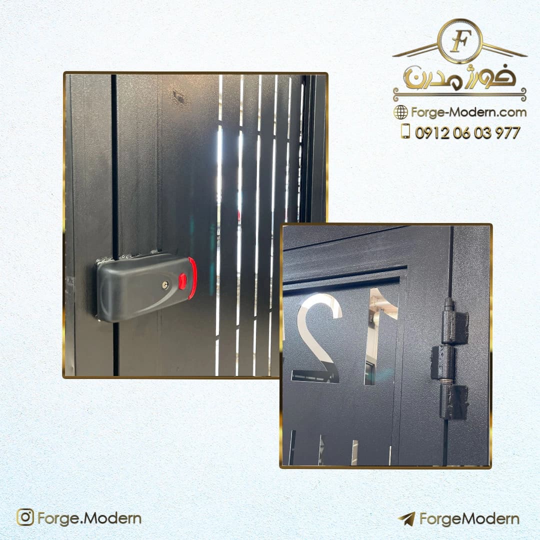 درب فلزی CNC پیانویی کد CD B 129 – 116 — تصویر ۵