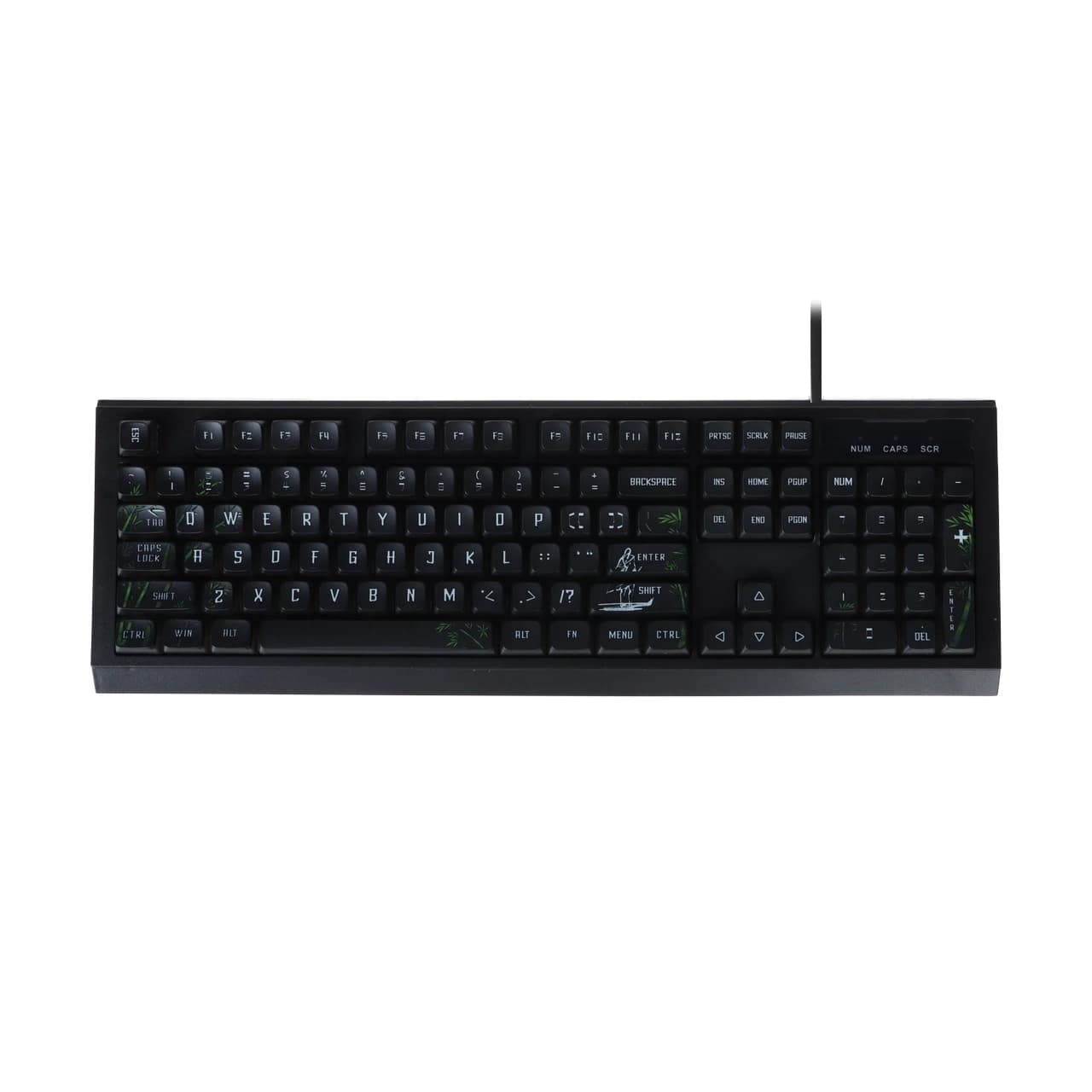 کیبورد باسیم Aiguox مدل GK-808 – مشکی — تصویر ۹