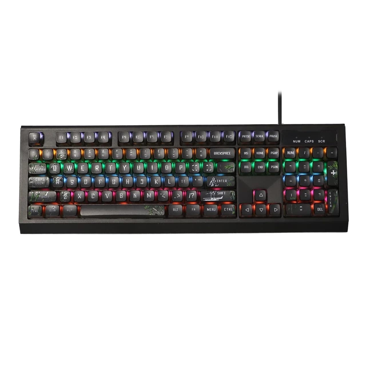 کیبورد باسیم Aiguox مدل GK-808 – مشکی