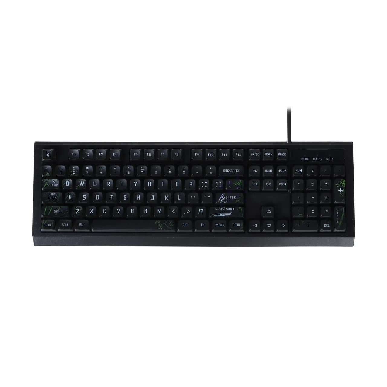 کیبورد باسیم Aiguox مدل GK-808 – مشکی — تصویر ۳