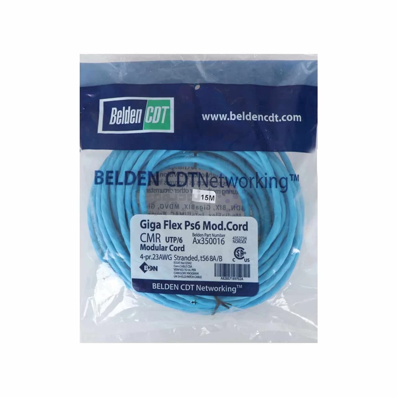 کابل شبکه 15 متری BELDEN مدل RYL – CAT6 — تصویر ۲