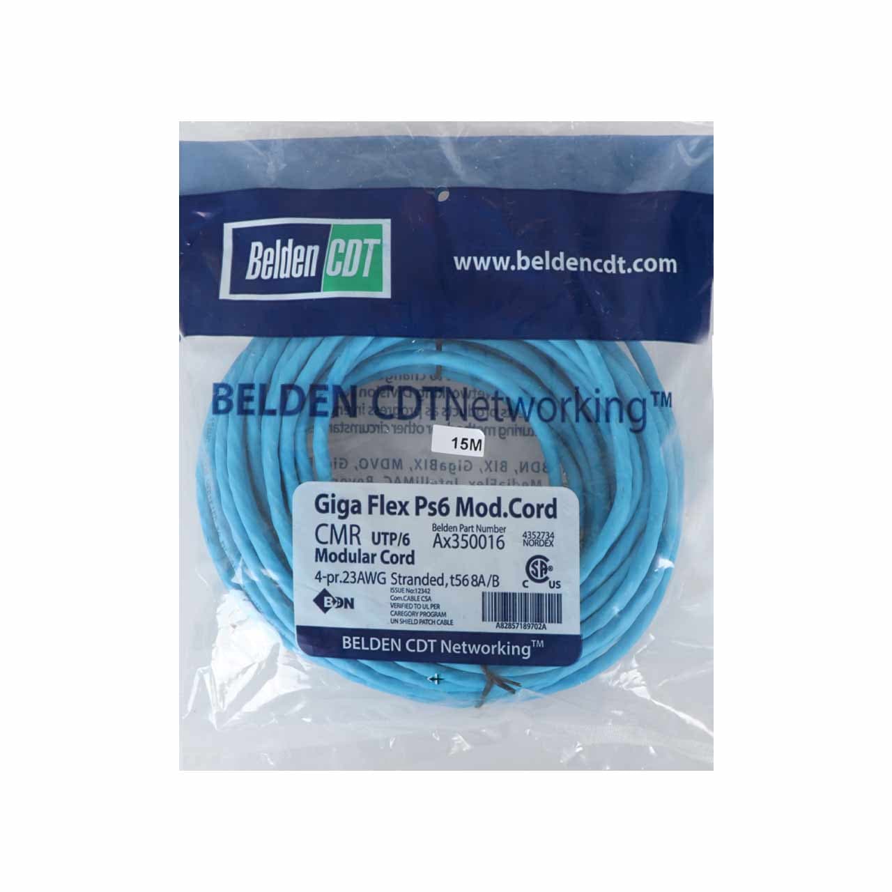 کابل شبکه 15 متری BELDEN مدل RYL – CAT6 — تصویر ۴