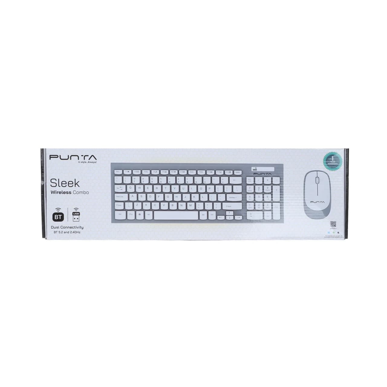 کیبورد بی سیم Punta مدل Sleek – مشکی — تصویر ۸