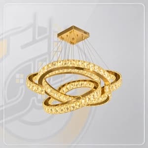 لوستر SMD کریستال کد PT-807 — تصویر ۲