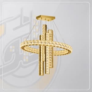 لوستر SMD کریستال کد PT-808 — تصویر ۲