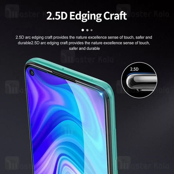 محافظ صفحه شیشه ای نیلکین Xiaomi Redmi Note 9 / Redmi 10x 4G Nillkin H+ Pro + محافظ لنز — تصویر ۵