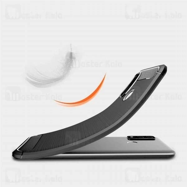 قاب محافظ ژله ای هواوی Huawei P Smart 2020 Rugged Armor Fiber Carbon — تصویر ۴