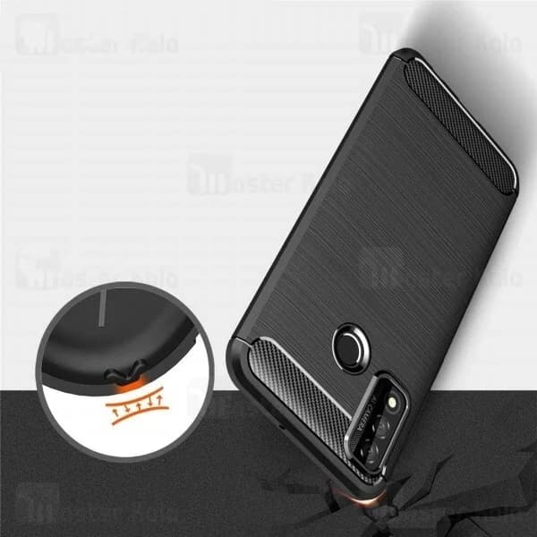 قاب محافظ ژله ای هواوی Huawei P Smart 2020 Rugged Armor Fiber Carbon — تصویر ۵