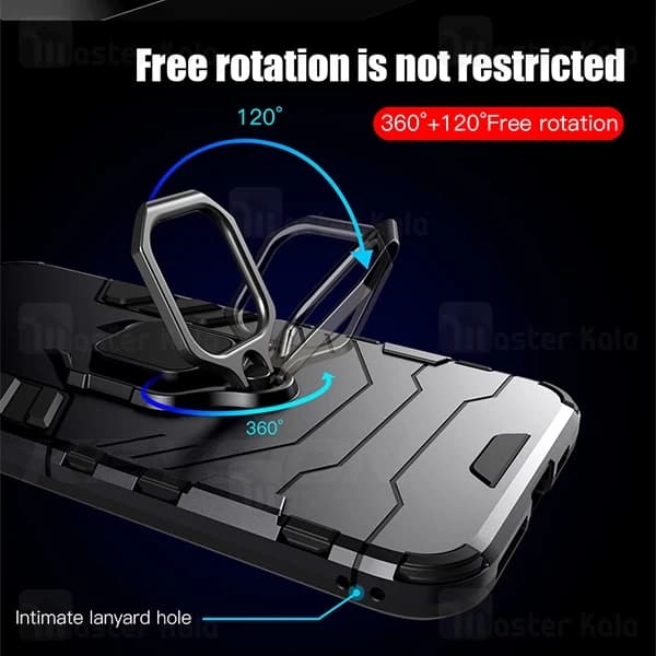 گارد ضد ضربه انگشتی Apple iPhone 11 KEYSION ShockProof Armor Ring — تصویر ۴
