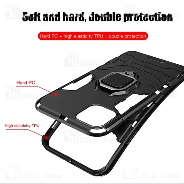 گارد ضد ضربه انگشتی Apple iPhone 11 KEYSION ShockProof Armor Ring — تصویر ۲