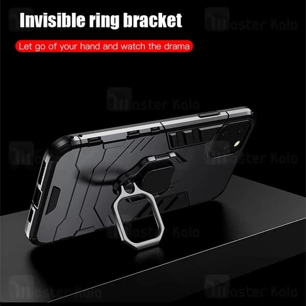 گارد ضد ضربه انگشتی Apple iPhone 11 KEYSION ShockProof Armor Ring — تصویر ۵