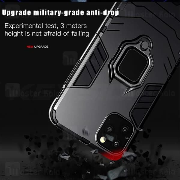 گارد ضد ضربه انگشتی Apple iPhone 11 Pro Max KEYSION ShockProof Armor Ring — تصویر ۳