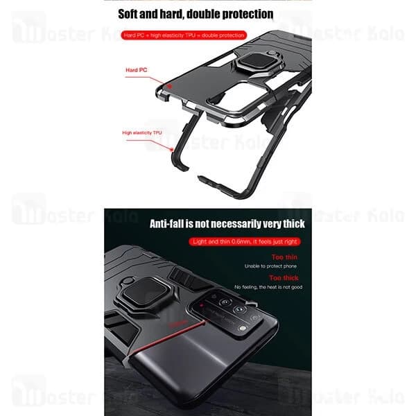 گارد ضد ضربه انگشتی Huawei Honor Play 4 KEYSION ShockProof Armor Ring — تصویر ۷