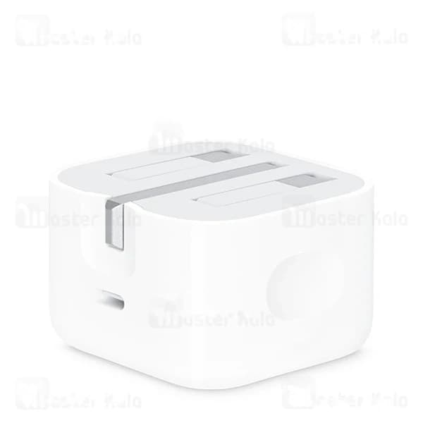 شارژر دیواری اصلی اپل Apple A2344 MUVT3B/A Charger توان 20 وات — تصویر ۳
