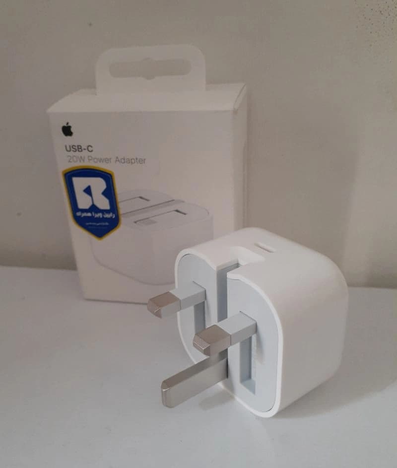 شارژر دیواری اصلی اپل Apple A2344 MUVT3B/A Charger توان 20 وات — تصویر ۸