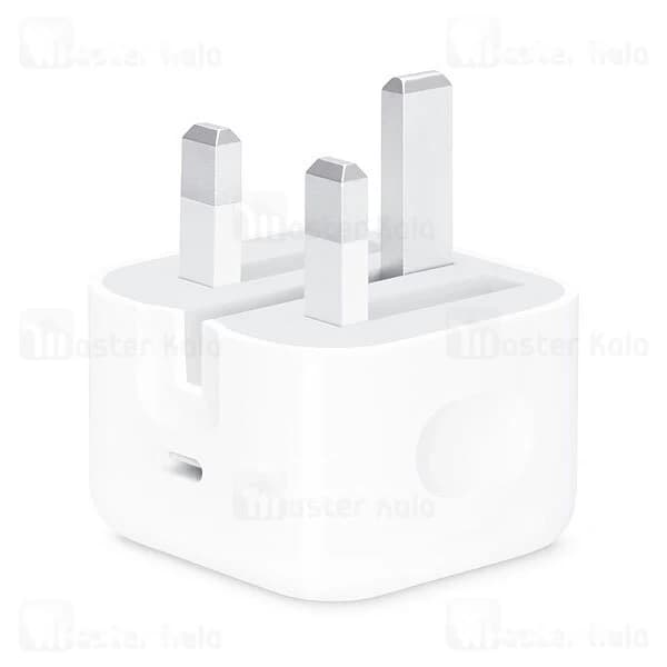 شارژر دیواری اصلی اپل Apple A2344 MUVT3B/A Charger توان 20 وات — تصویر ۲