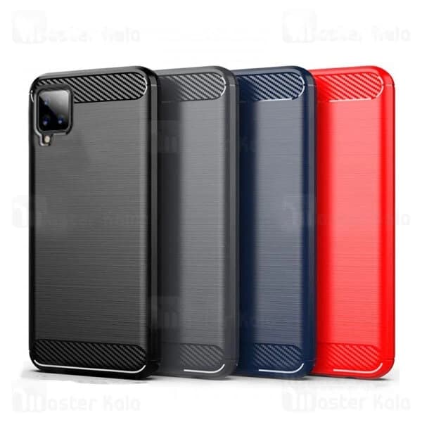 قاب محافظ ژله ای سامسونگ Samsung Galaxy A42 5G Rugged Armor Fiber Carbon