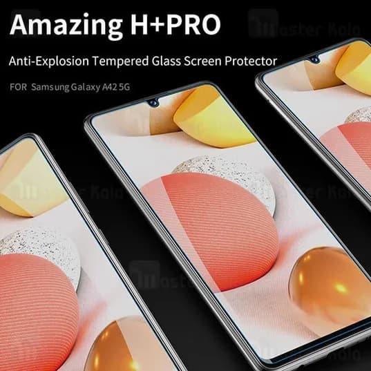 محافظ صفحه شیشه ای نیلکین سامسونگ Samsung Galaxy A42 5G Nillkin H+ Pro — تصویر ۳