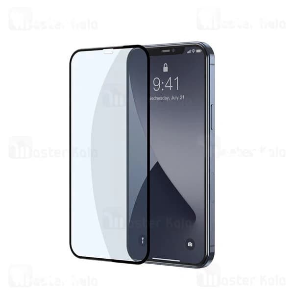 پک 2تایی محافظ صفحه شیشه ای تمام صفحه و ضد اشعه بیسوس Apple iPhone 12 Mini Baseus SGAPIPH54N-KB01 — تصویر ۴