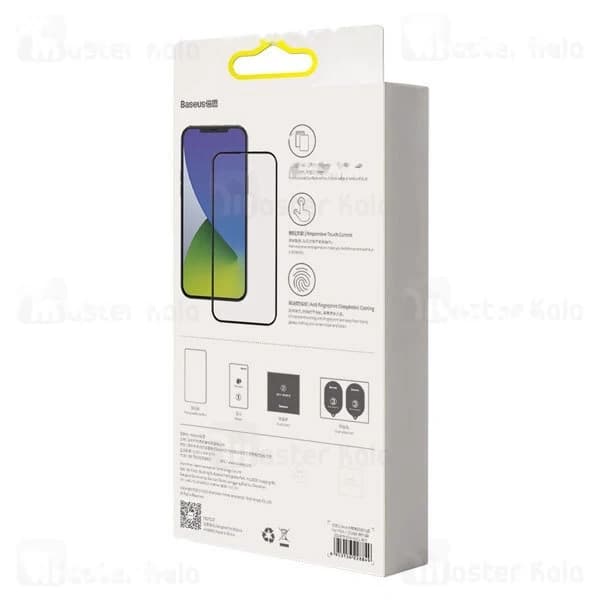 پک 2تایی محافظ صفحه شیشه ای تمام صفحه بیسوس آیفون Apple iPhone 12 Mini Baseus SGAPIPH54N-KA01 — تصویر ۶