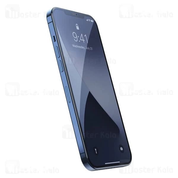 پک 2تایی محافظ صفحه شیشه ای تمام صفحه بیسوس آیفون Apple iPhone 12 Mini Baseus SGAPIPH54N-KC01 — تصویر ۴