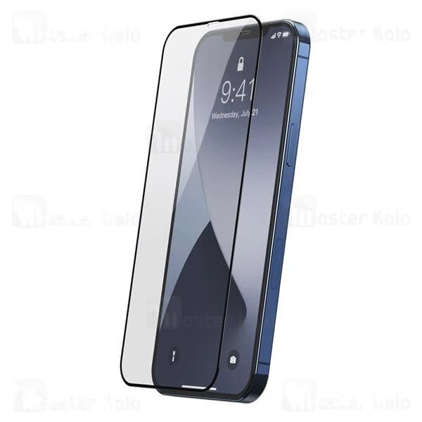پک 2تایی محافظ صفحه شیشه ای تمام صفحه بیسوس آیفون Apple iPhone 12 Mini Baseus SGAPIPH54N-KC01 — تصویر ۲