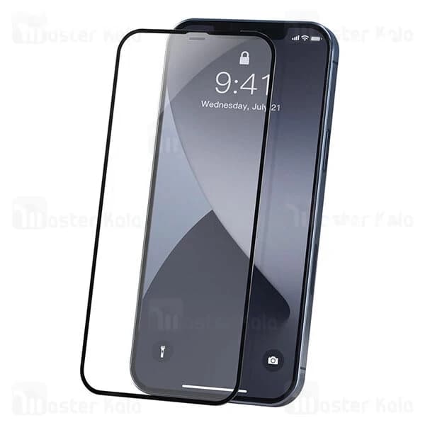 پک 2تایی محافظ صفحه شیشه ای تمام صفحه بیسوس آیفون Apple iPhone 12 Mini Baseus SGAPIPH54N-PE01 — تصویر ۲