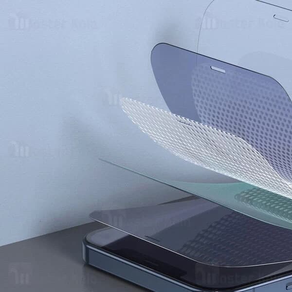 پک 2تایی محافظ صفحه شیشه ای تمام صفحه و ضد اشعه بیسوس Apple iPhone 12 Mini Baseus SGAPIPH54N-LF02 — تصویر ۷