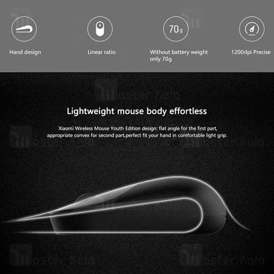 موس وایرلس شیائومی Xiaomi Mi Wireless Mouse Youth Edition WXSB01MW — تصویر ۷