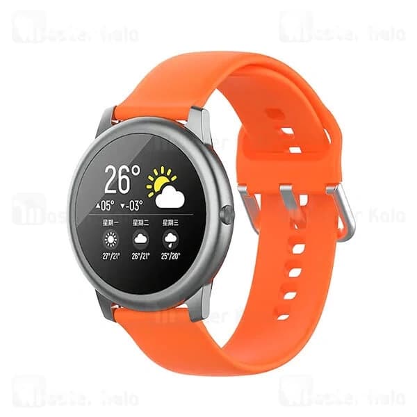 بند سیلیکونی ساعت هوشمند شیائومی Xiaomi Haylou Solar LS05 / RT LS05s Silicone Band — تصویر ۸