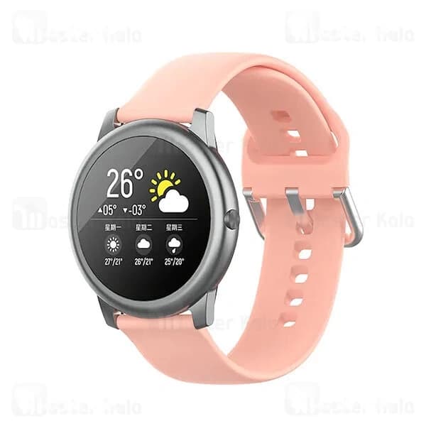 بند سیلیکونی ساعت هوشمند شیائومی Xiaomi Haylou Solar LS05 / RT LS05s Silicone Band — تصویر ۴