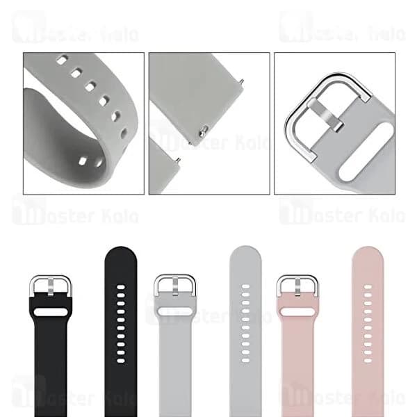 بند سیلیکونی ساعت هوشمند هواوی هانر Huawei Honor Magic Watch 2 42mm Silicone Band — تصویر ۳