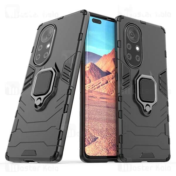گارد ضد ضربه انگشتی Huawei Nova 8 Pro 5G Black Panther KEYSION ShockProof Armor Ring — تصویر ۲