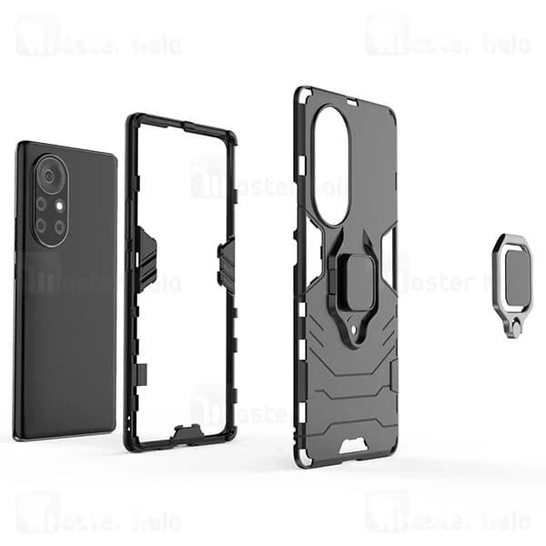 گارد ضد ضربه انگشتی Huawei Nova 8 Pro 5G Black Panther KEYSION ShockProof Armor Ring — تصویر ۵