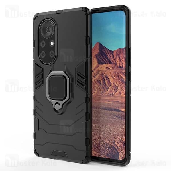 گارد ضد ضربه انگشتی Huawei Nova 8 Pro 5G Black Panther KEYSION ShockProof Armor Ring — تصویر ۶