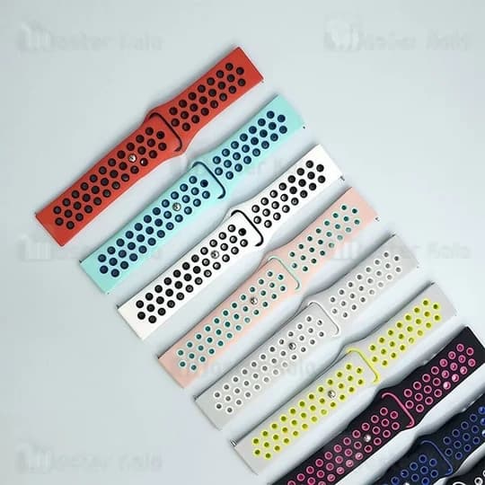 بند سیلیکونی طرح نایکی ساعت هوشمند Xiaomi Amazfit GTR 2 / GTR 47mm / GTR 2e Strap Silicone Band — تصویر ۲