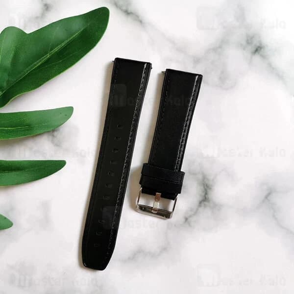 بند چرمی ساعت هوشمند شیائومی Xiaomi Haylou LS05 / RT LS05S Leather Strap — تصویر ۸