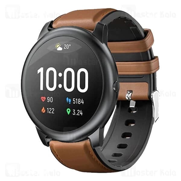 بند چرمی ساعت هوشمند شیائومی Xiaomi Haylou LS05 / RT LS05S Leather Strap — تصویر ۴