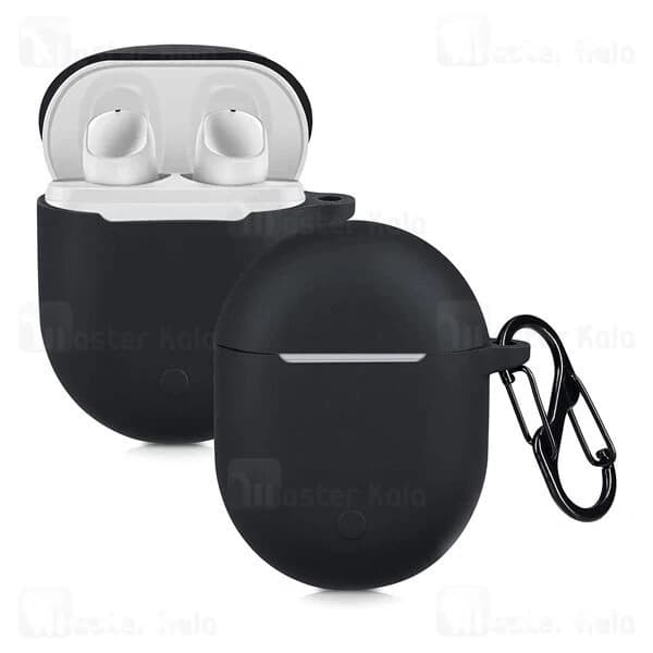 کاور محافظ سیلیکونی هندزفری شیائومی Xiaomi Redmi AirDots 3 Pro Silicone Case دارای قلاب آویز — تصویر ۳