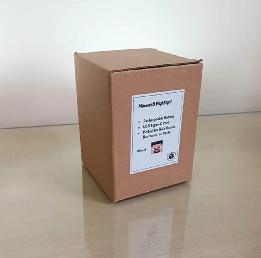 چراغ خواب کودک مدل ماینکرفت کد RIMO-02B — تصویر ۵