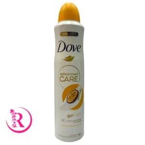اسپری ضد تعریق (انگلیسی) داو Dove مدل Go fresh رایحه پشن فروت و گیاه لیمو advanced care حجم 250 میل