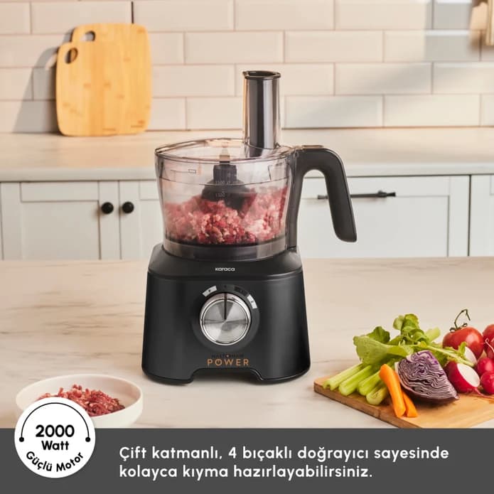 ربات غذاساز 10 کاره کاراجا Mastermaid مشکی — تصویر ۳