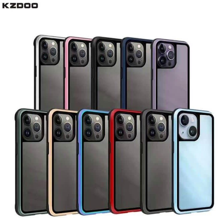کاور Kzdoo Ares مناسب برای گوشی آیفون iPhone 15 طلایی
