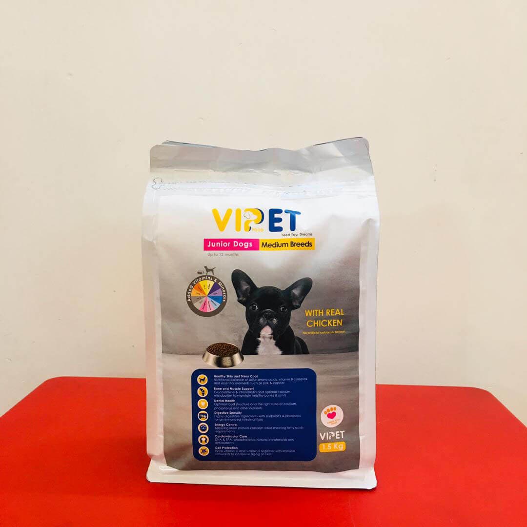 غذای خشک توله سگ برند VIPET مدل Medium Breeds