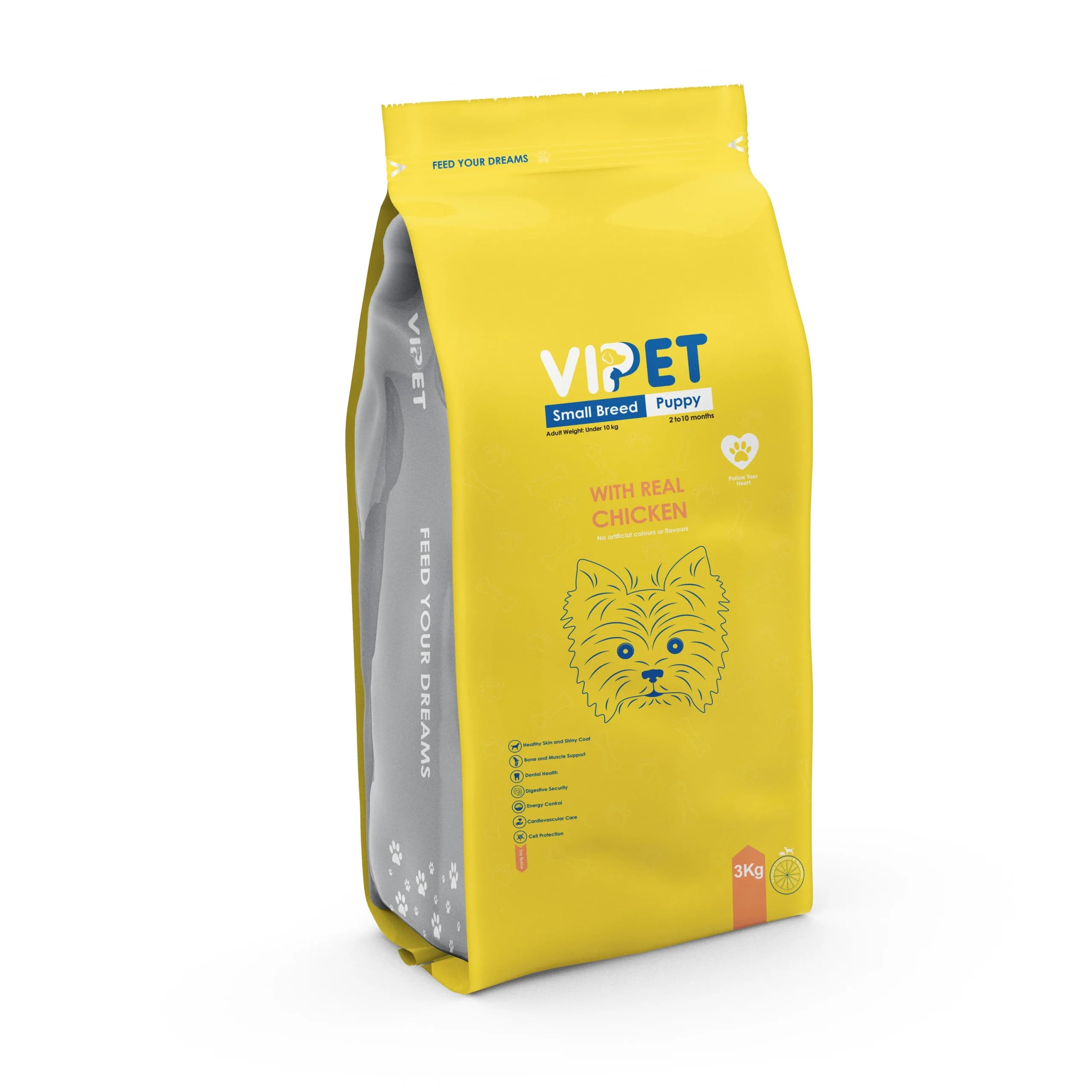 غذای خشک توله سگ برند VIPET مدل Small Breeds