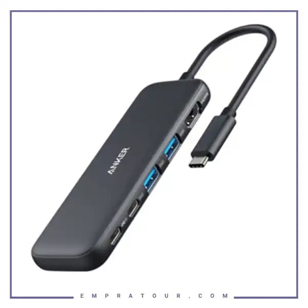 هاب تایپ سی 5 پورت انکر Anker A8355