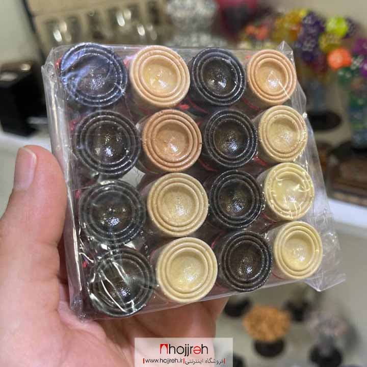 مهره تخته نرد چوبی قطر 2 سانت مخصوص تخته های 30 سانتی کد TNS22