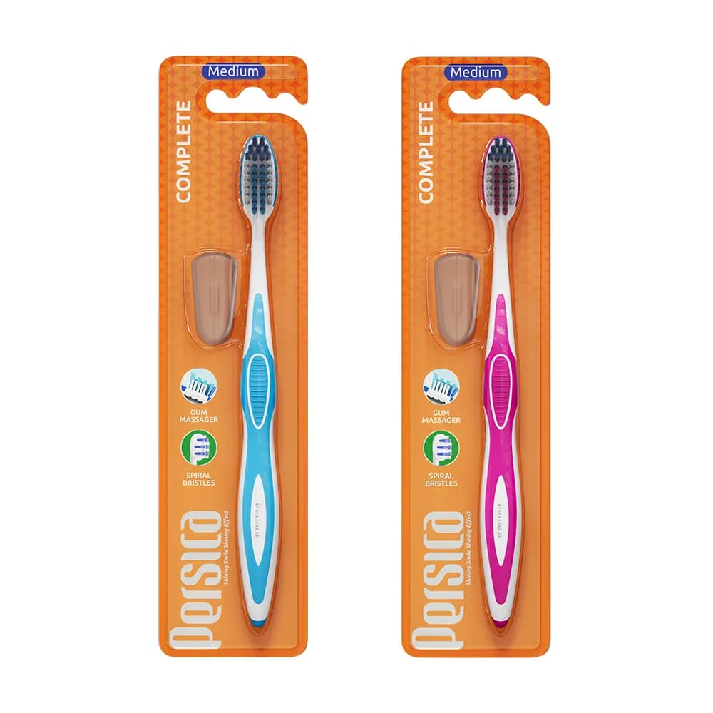 مسواک کامپلیت 320 پرسیکا – Persica Toothbrushes Medium Complete
