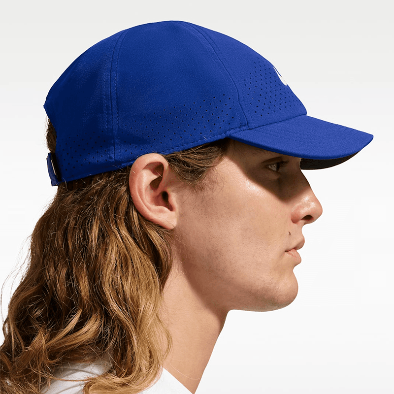 کلاه تنیس نایک مدل Dri-FIT ADV Club کد FB5598-417 – سرمهای/سفید — تصویر ۲