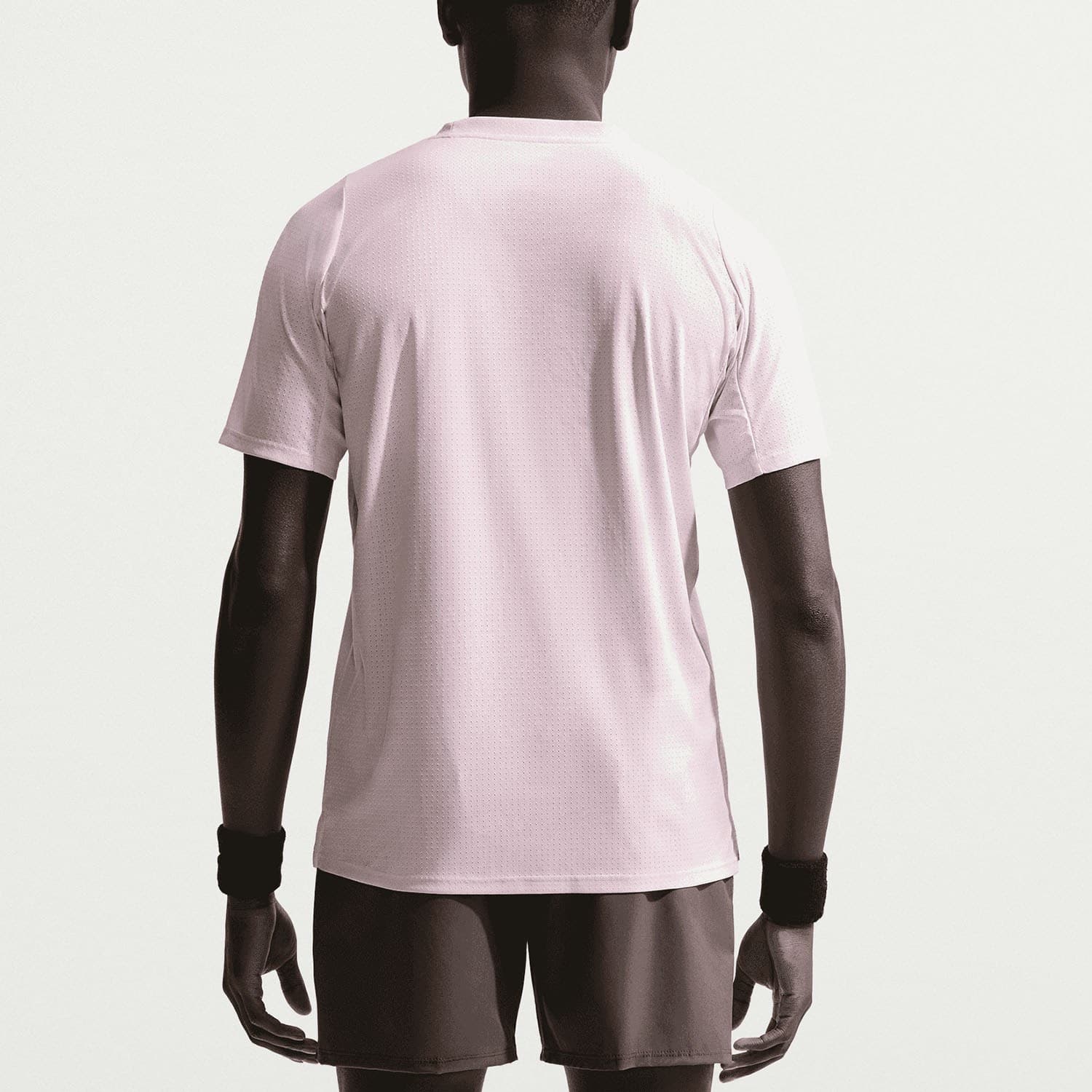 تیشرت تنیس مردانه نایک Nike Court Slam RG Dri-FIT ADV – صورتی مرواریدی — تصویر ۴